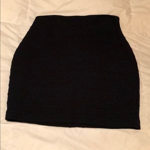 Express black mini skirt